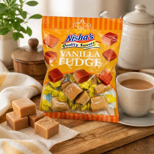 Nisha Sweets Vanilla Fudge - (12 Packs)