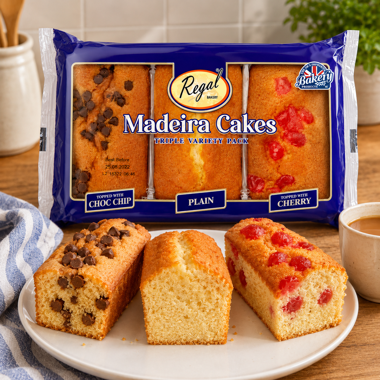 Regal Triple Pack Madeira Cakes 3pcs