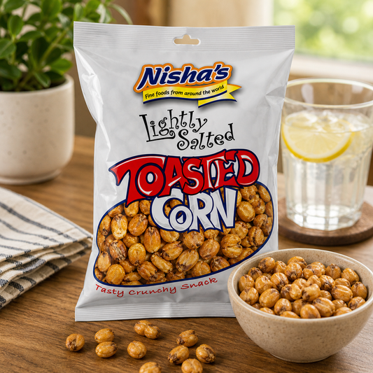 Nisha Snacks Salted Toasted Corn - (10 Packs)