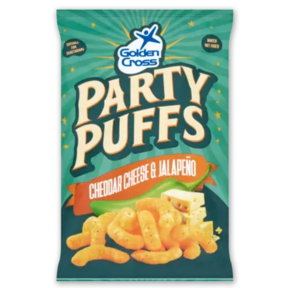 Golden Cross Jalapeno & Cheese Puffs (150g)