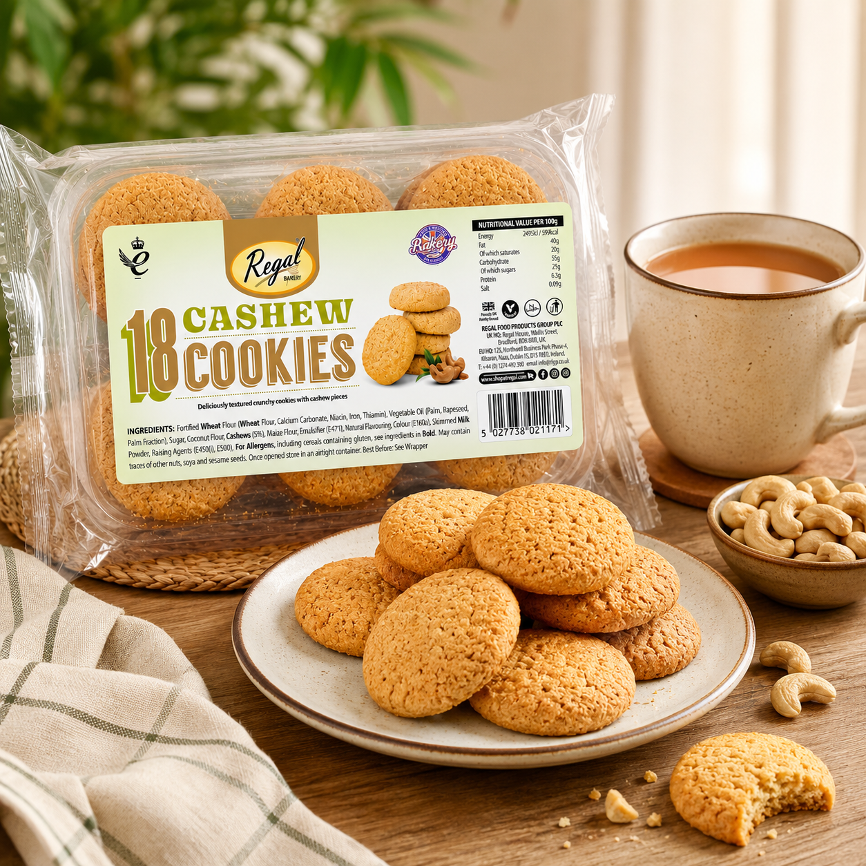 Regal HM Cashew Cookies 18pcs