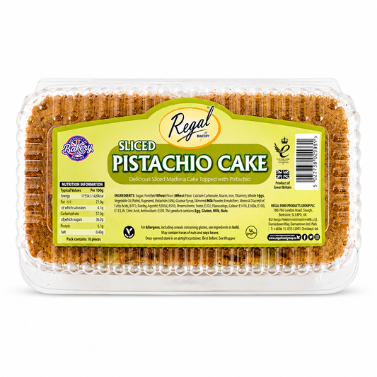 Regal Pistachio Sliced Cake 10pcs