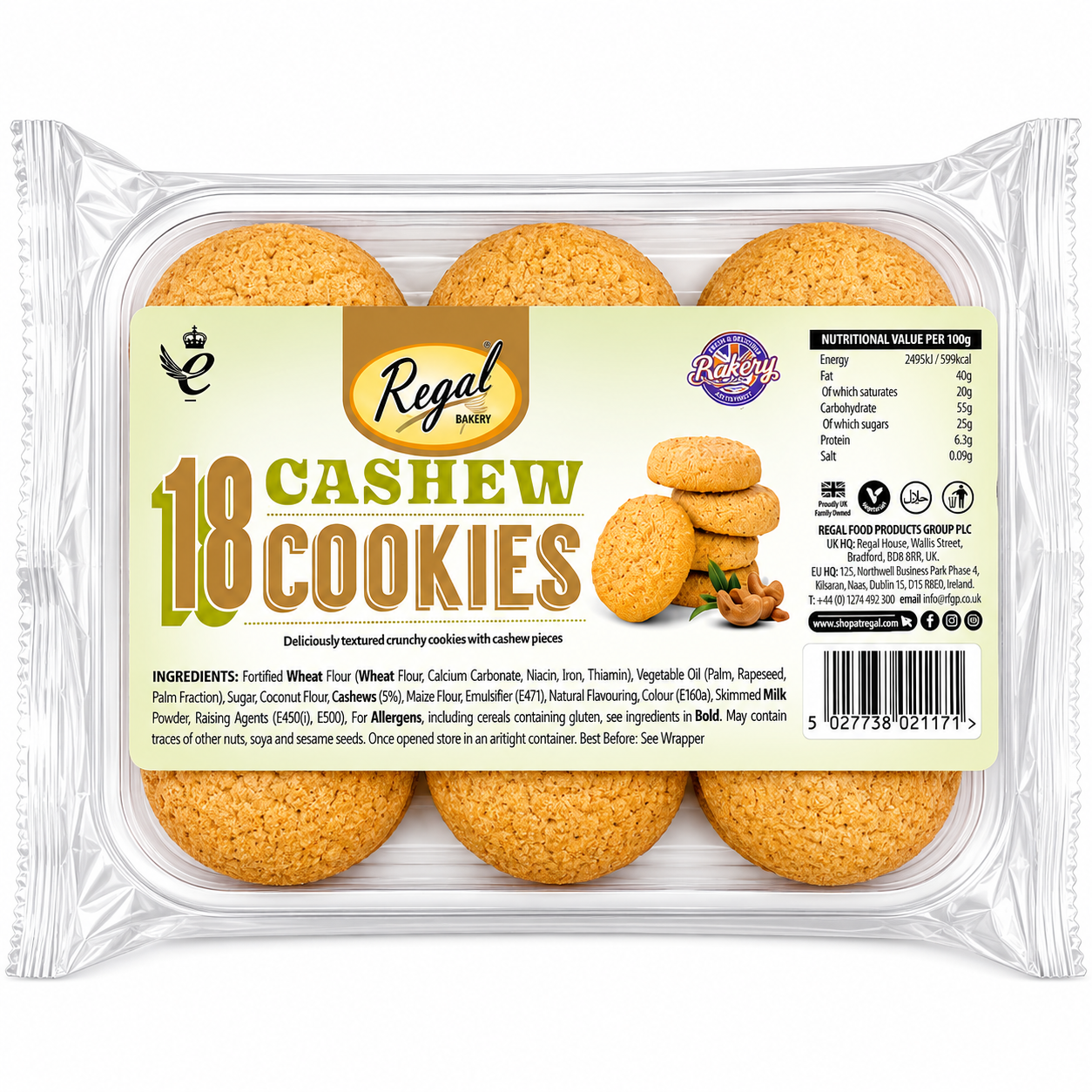 Regal HM Cashew Cookies 18pcs