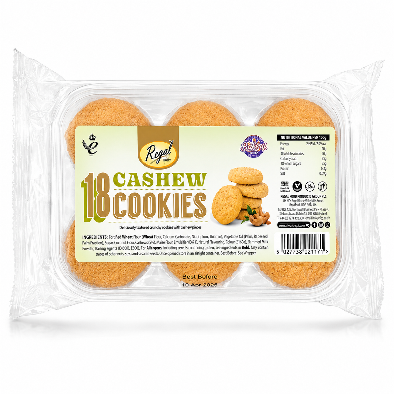 Regal HM Cashew Cookies 18pcs