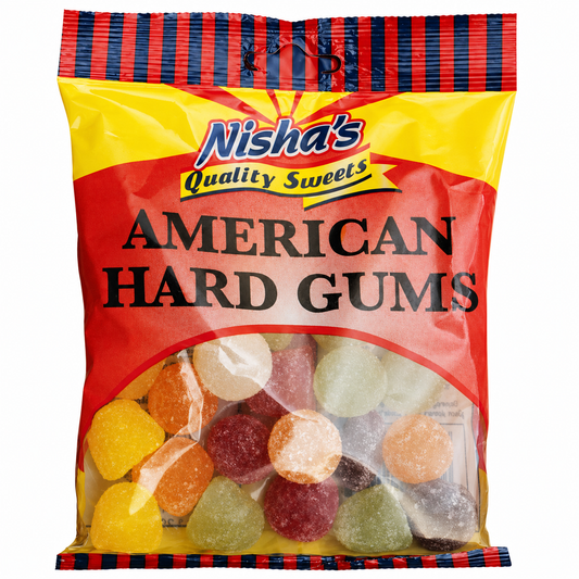 Nisha Sweets American Hard Gums 150g - (12 Packs)