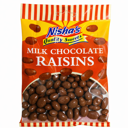 Nisha Sweets Milk Chocolate Raisins - (12 Packs)