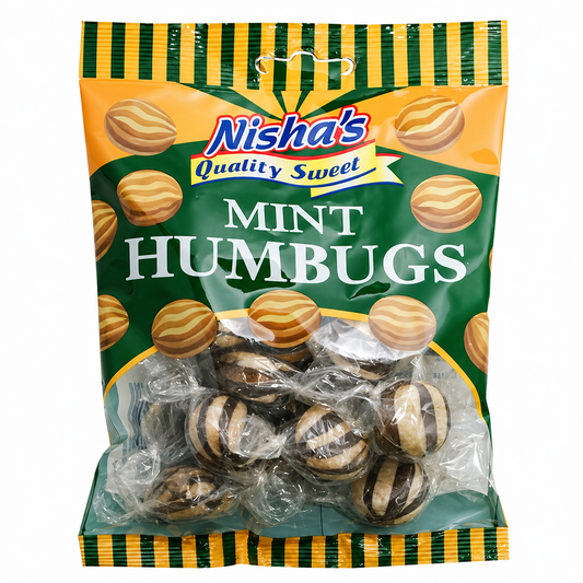 Nisha Sweets Mint Humbugs - (12 Packs)