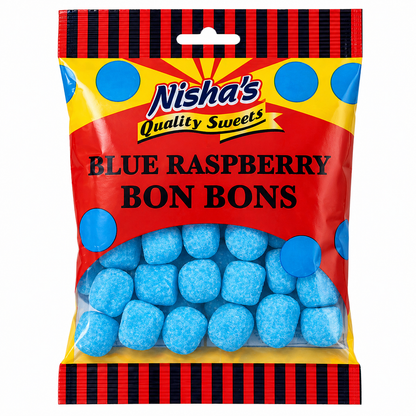 Nisha Sweets Blue Raspberry Bon Bons - (12 Packs)