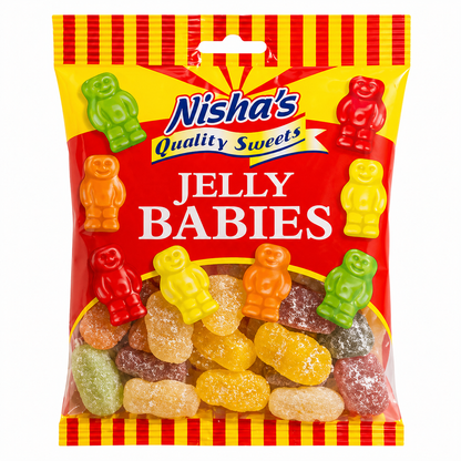 Nisha Sweets Jelly Babies - (12 Packs)