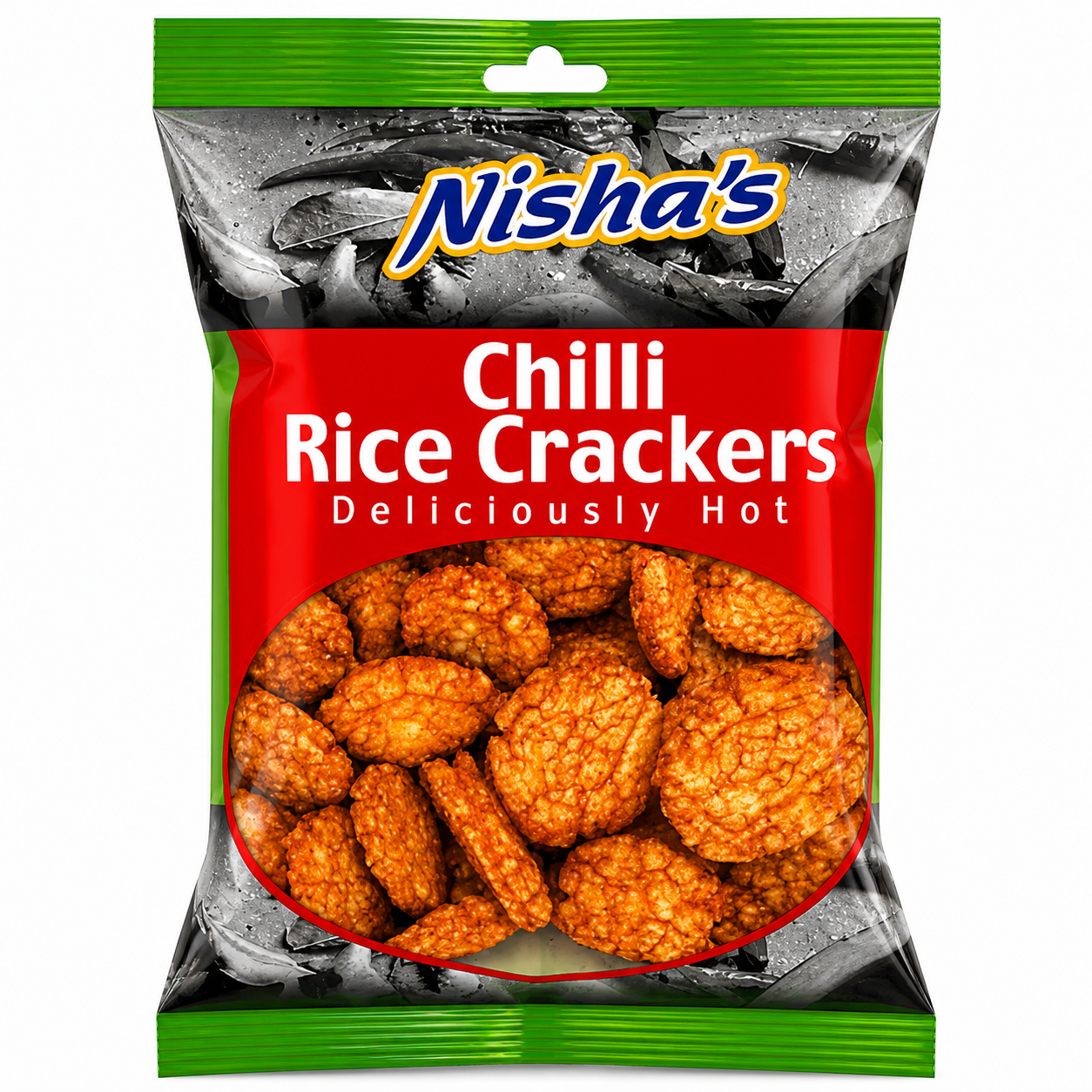 Nisha Chilli Rice Crackers - (10 Packs)