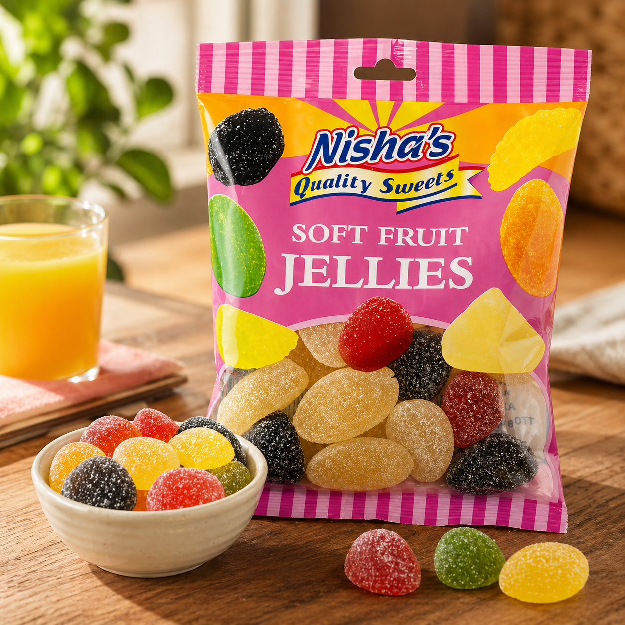 Nisha Sweets Fruit Jellies - (12 Packs)