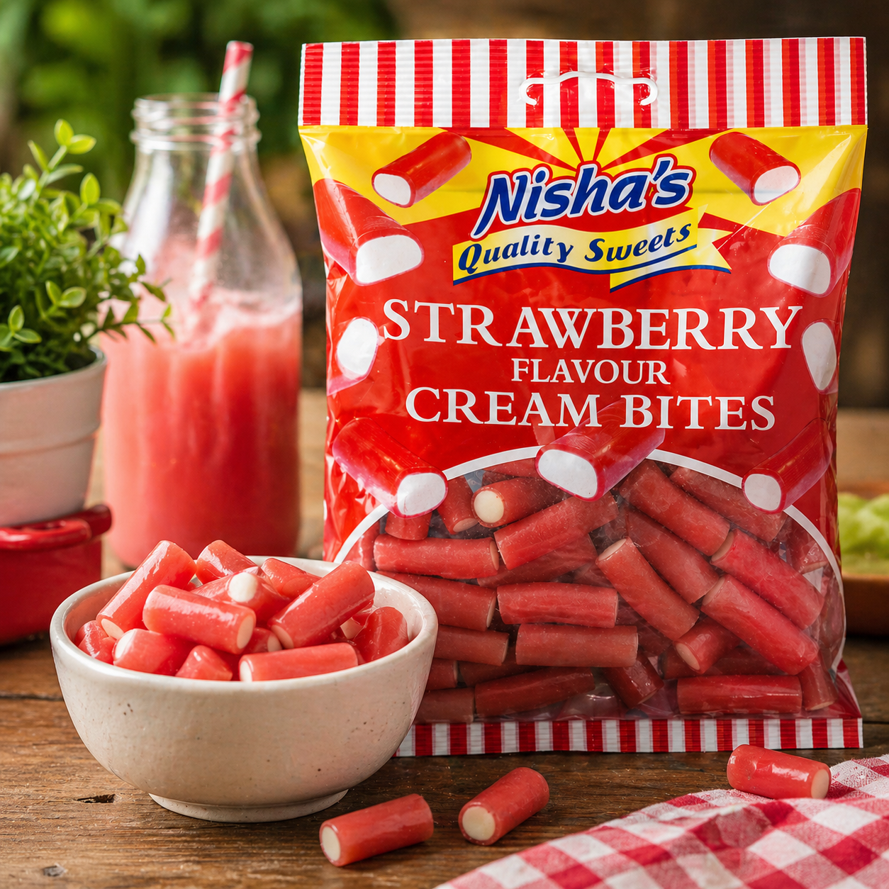 Nisha Sweets Strawberry Pencils - (12 Packs)