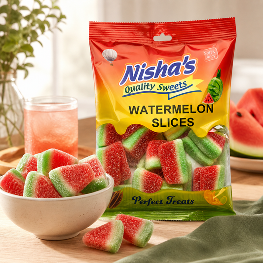 Nisha Sweets Watermelon Slices - (12 Packs)