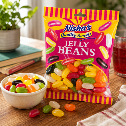 Nisha Sweets Jelly Beans - (12 Packs)