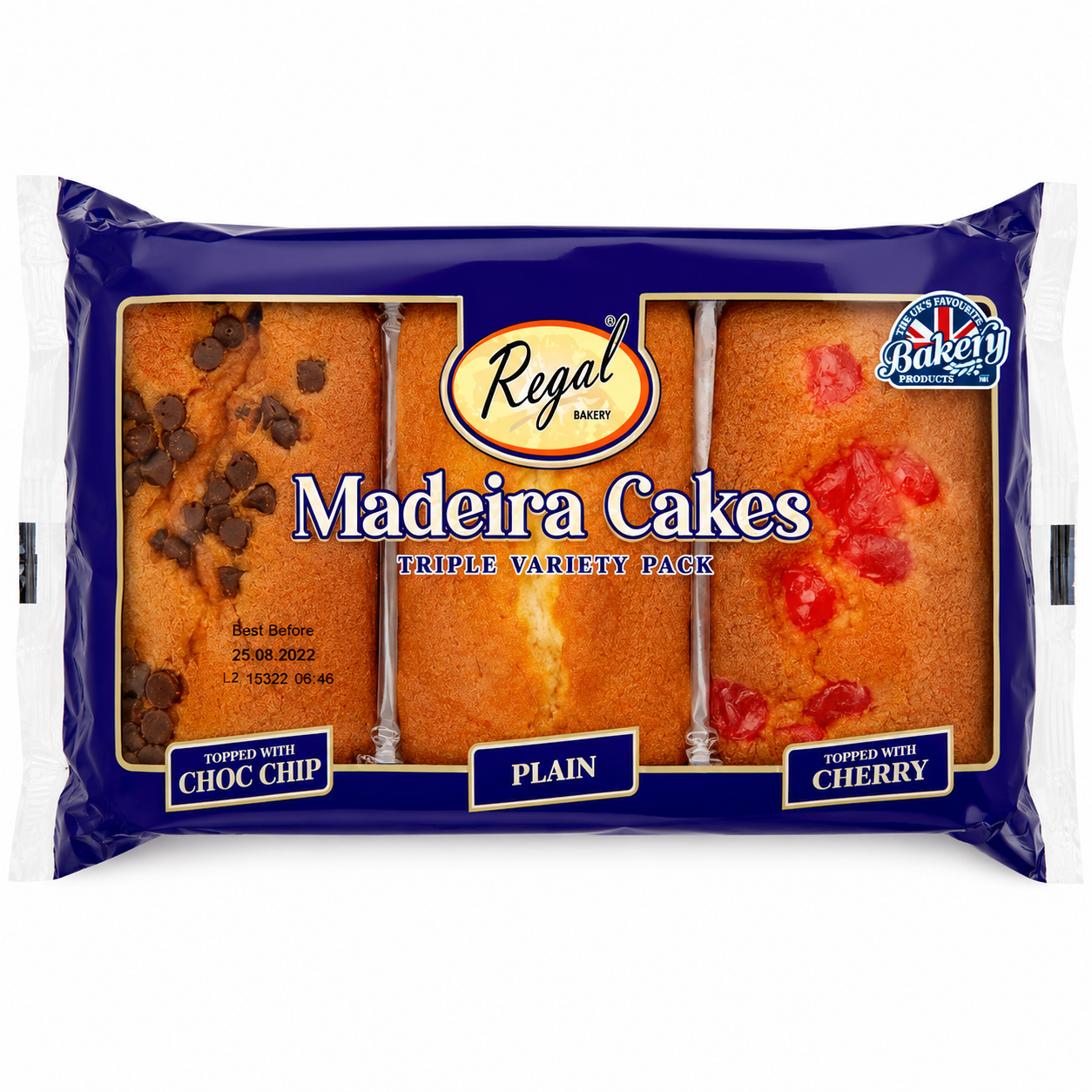 Regal Triple Pack Madeira Cakes 3pcs