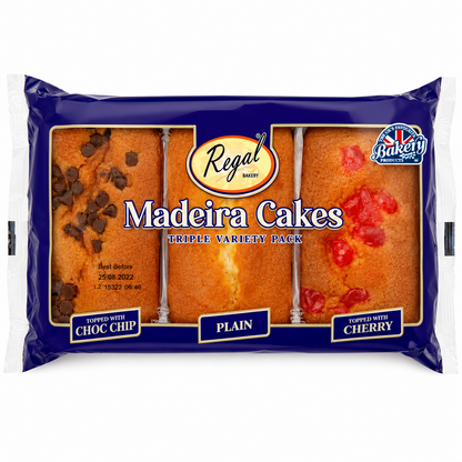 Regal Triple Pack Madeira Cakes 3pcs
