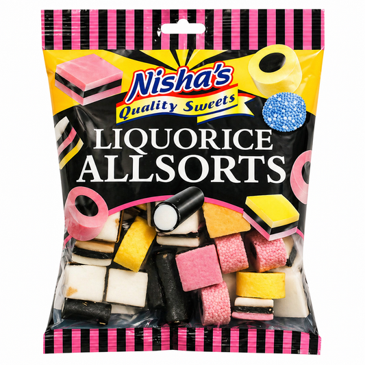 Nisha Sweets Liquorice Allsorts - (12 Packs)