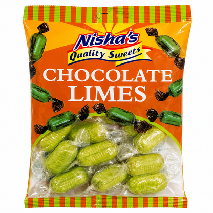 Nisha Sweets Chocolate Limes - (12 Packs)