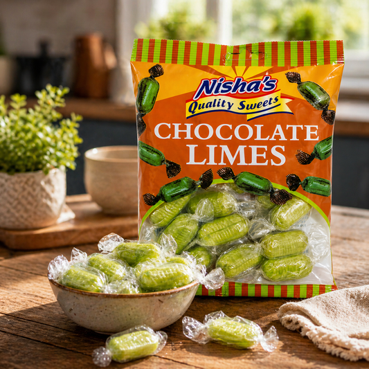 Nisha Sweets Chocolate Limes - (12 Packs)
