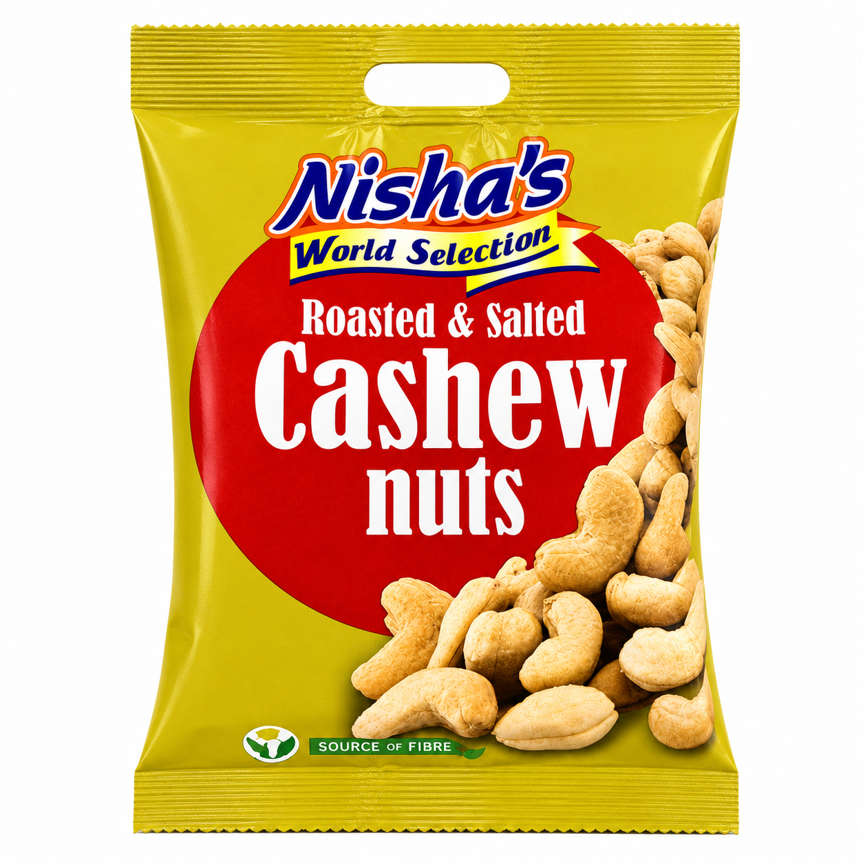 Nisha’s Roasted & Salted Cashew Nuts - (20 Packs)