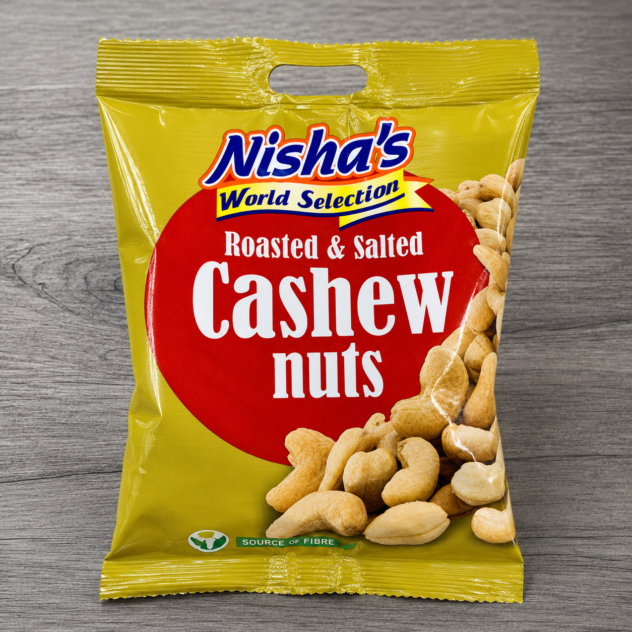 Nisha’s Roasted & Salted Cashew Nuts - (20 Packs)