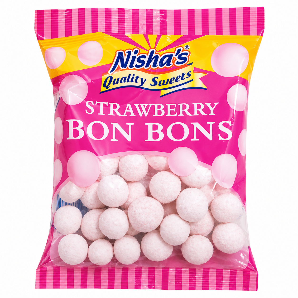 Nisha Sweets Strawberry Bon Bons - (12 Packs)