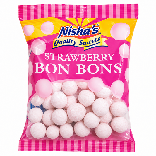Nisha Sweets Strawberry Bon Bons - (12 Packs)