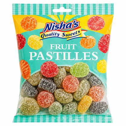 Nisha Sweets Fruit Pastilles - (12 Packs)