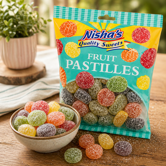 Nisha Sweets Fruit Pastilles - (12 Packs)