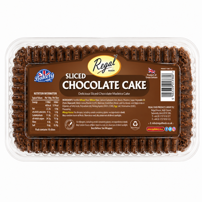Regal Chocolate Sliced Cake 10pcs