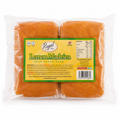 Regal Lemon Twin Madeira Cakes 2pcs