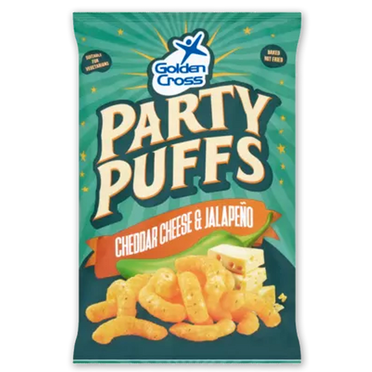 Golden Cross Jalapeno & Cheese Puffs (150g)