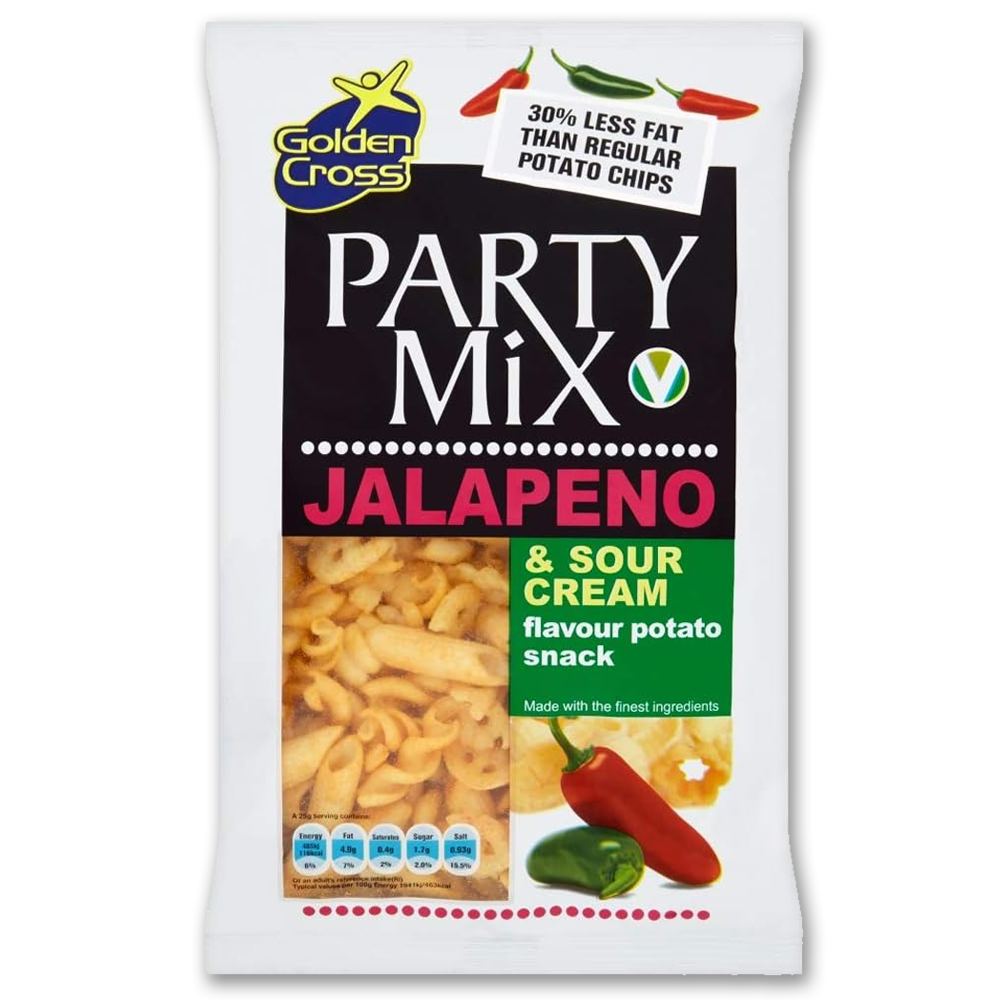 Golden Cross Jalapeno & Sour Cream Crisps (125g)