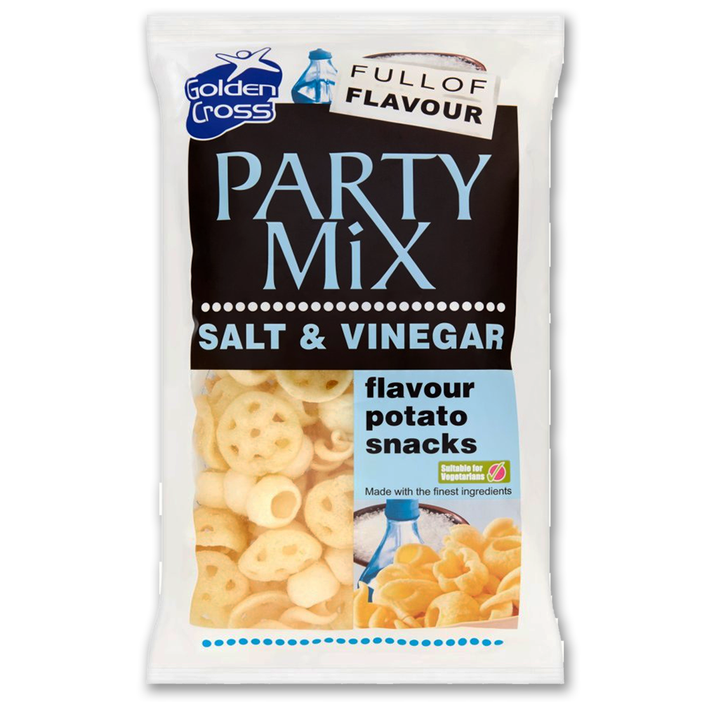 Golden Cross Salt & Vinegar Crisps (125g)