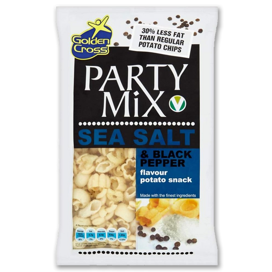 Golden Cross Sea Salt & Black Pepper Crisps (125g)