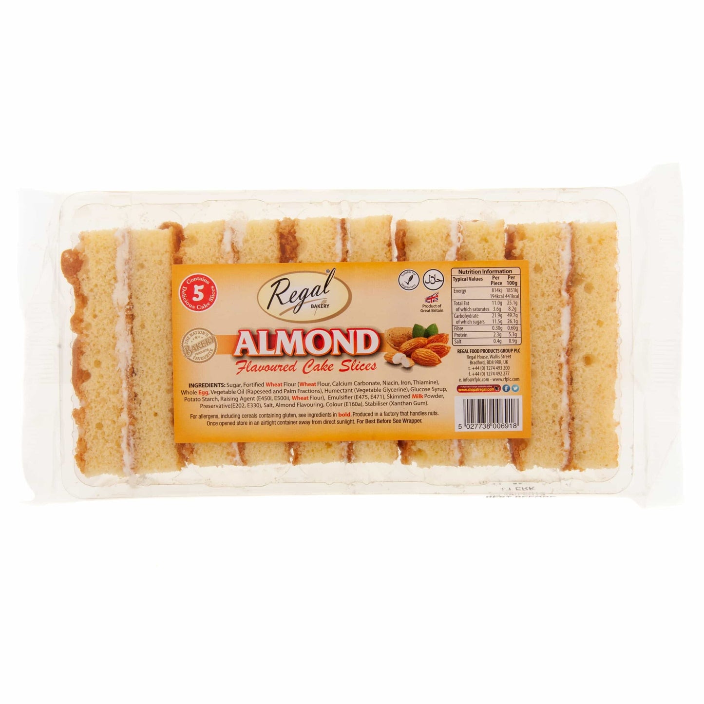 Almond Cake Slices