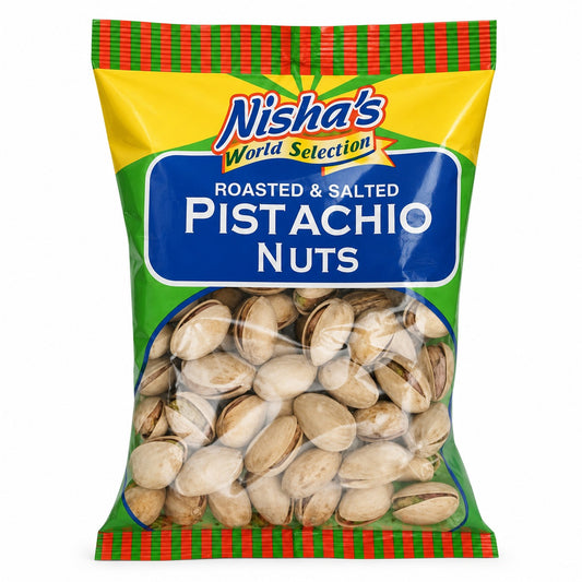 Nisha Snacks Pistachio Nuts (20 Packs)